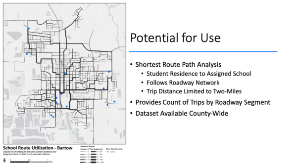 Bartow Pedestrian Safety Map